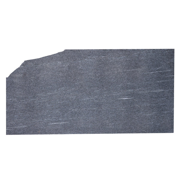 Ebony Cristal 120 X 60 X 1.5 Leather Finish